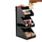 Mind Reader Black Acrylic 3-Tier High Quality Coffee and Tea Condiment Organizer